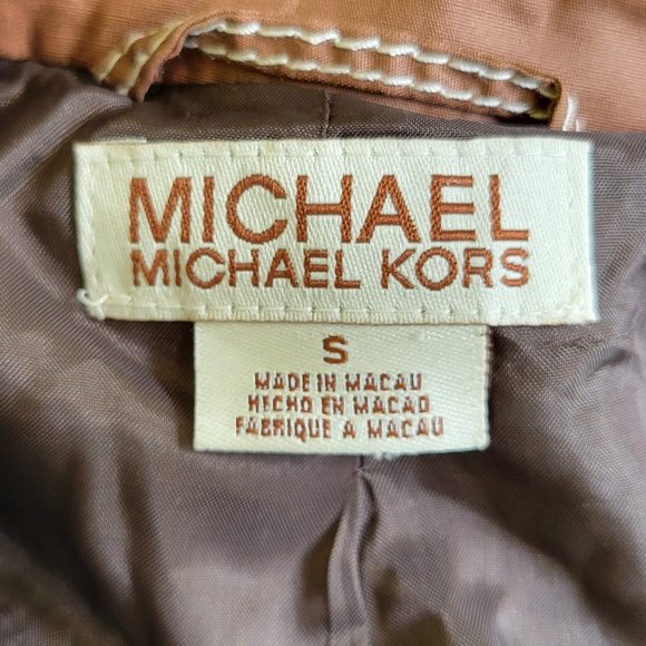 MICHAEL KORS Brown Double Breasted Corduroy Jacket S - Picture 5 of 5